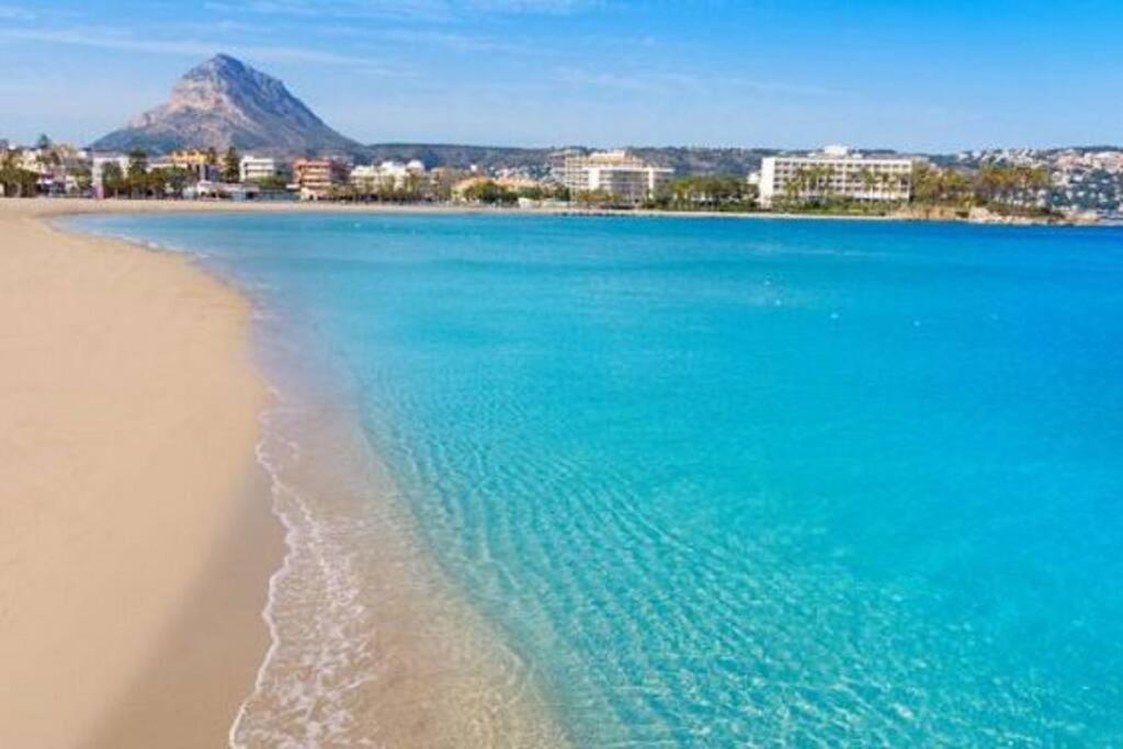 Beach House - Golden Park Villa Xabia Bagian luar foto